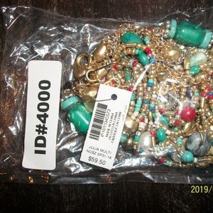 Chico's Jewelry - Chico's Julia Multi Beaded Coins Necklace NWT Chico's Jewelry - Chico's Julia Multi Beaded Coins Necklace NWT